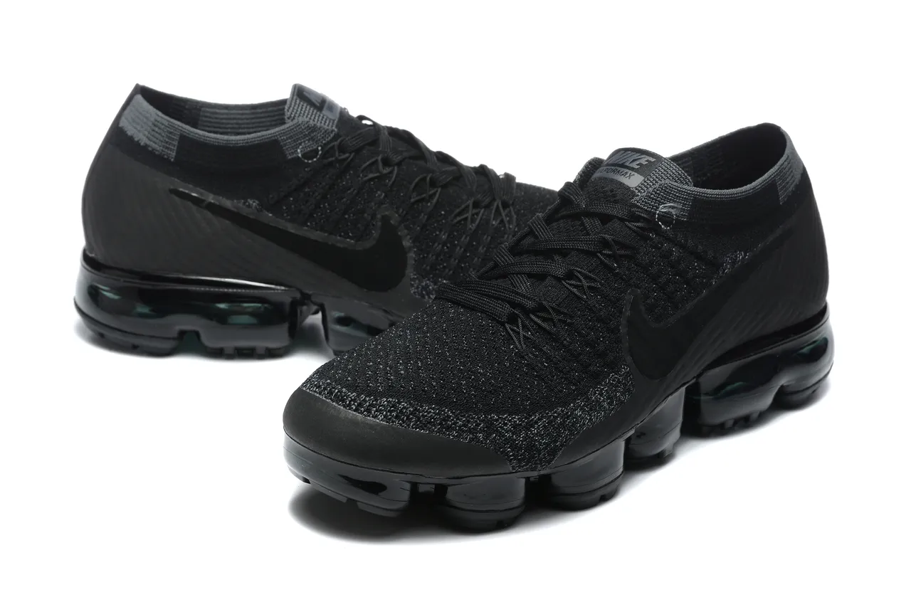 Nike Noir Transparent Flyknit Haut Longueur Complète Visible Air Unit Chaussures de course 5