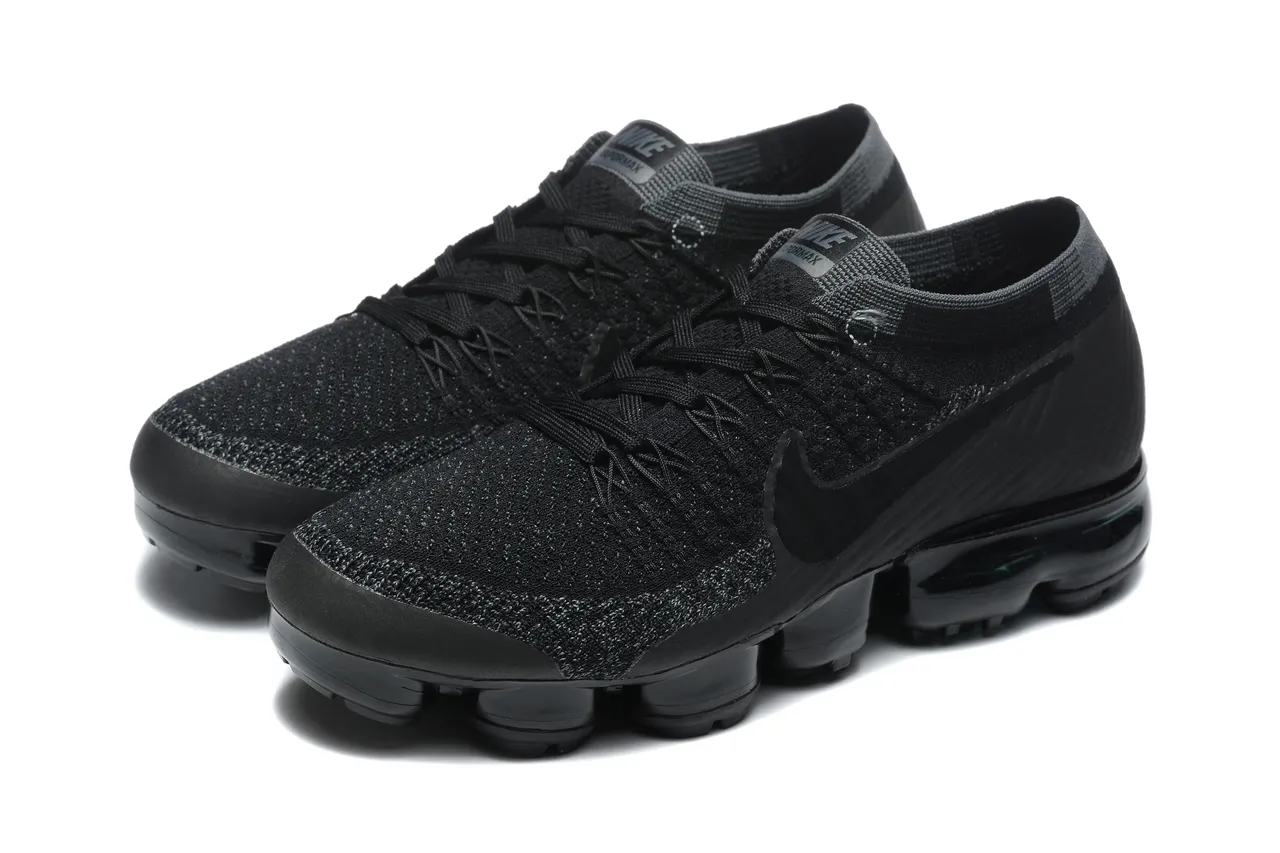 Nike Noir Transparent Flyknit Haut Longueur Complète Visible Air Unit Chaussures de course 7