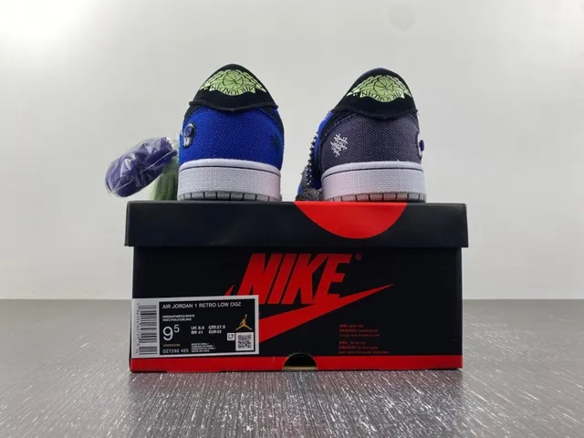 Nike Blue Purple Patchwork Upper Stitched Detailing Lifestyle Sneakers 14