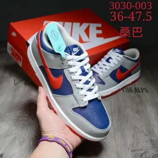 Nike Dunk Low Azul Gris Rojo Zapatillas Lifestyle