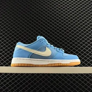 Nike Dunk Low हल्का नील क्रीम गम स्केटबोर्ड जूते