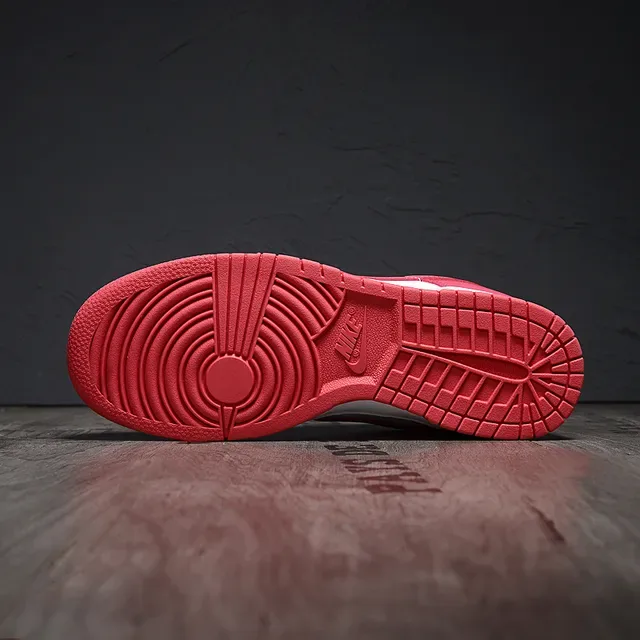 Nike Dunk Low Rose Red White Lifestyle Tênis 5