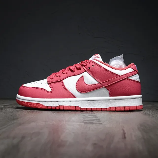 Nike Dunk Low Rose Red White Lifestyle Tênis 7