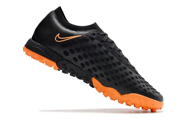 Nike Flyknit Ultra Black Orange Turf Soccer Shoes 12