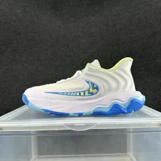 Nike G.T. Cut White Blue Lime semelle sculptée ondulée chaussures de basket-ball