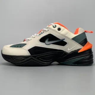 نايك M2K Tekno أوف-وايت أسود برتقالي تيل لايف ستايل سنيكرز