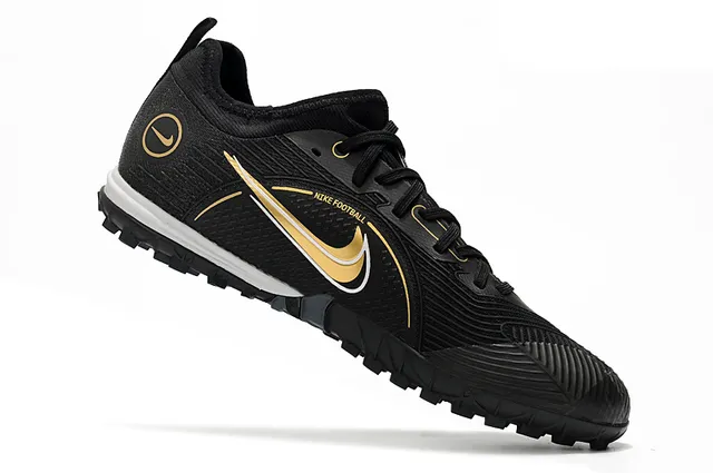Nike Mercurial Tênis de Futebol com Upper de Knit Azul Laranja Padrão de Ondas Cobertura Sintética para Relva Artificial 16
