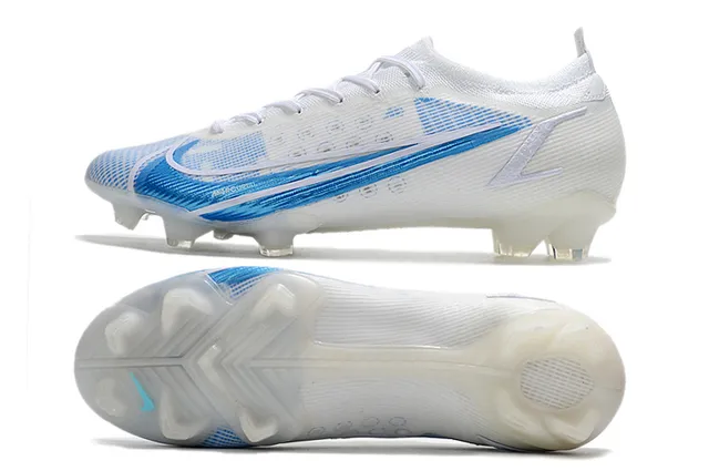 Nike Mercurial Blue Red Silver Firm-Ground sapatos de futebol 20