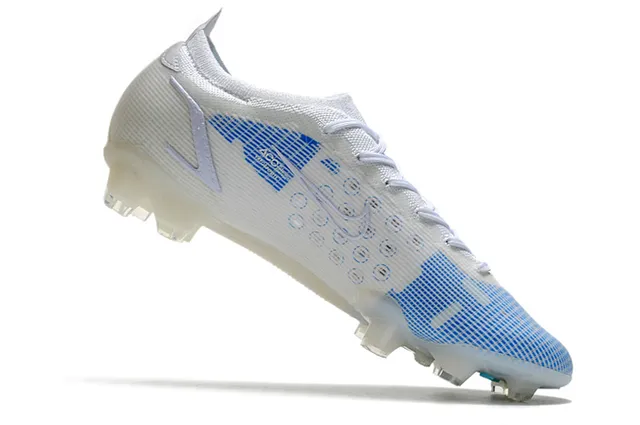 Nike Mercurial Blue Red Silver Firm-Ground sapatos de futebol 21