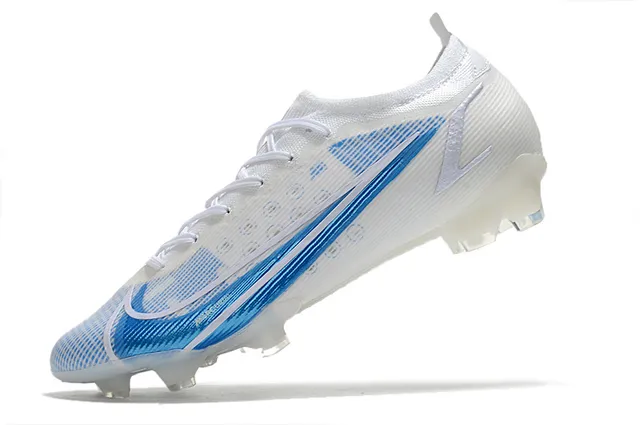 Nike Mercurial Blue Red Silver Firm-Ground sapatos de futebol 22