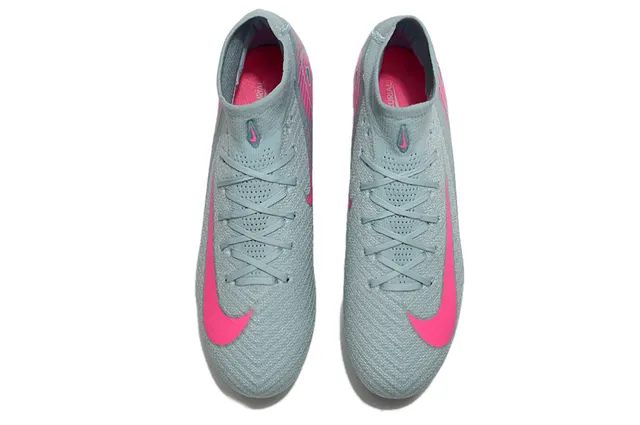 Nike Mercurial Rosa e Menta Firm-Ground Sapatos de Futebol para Solo Firme 2