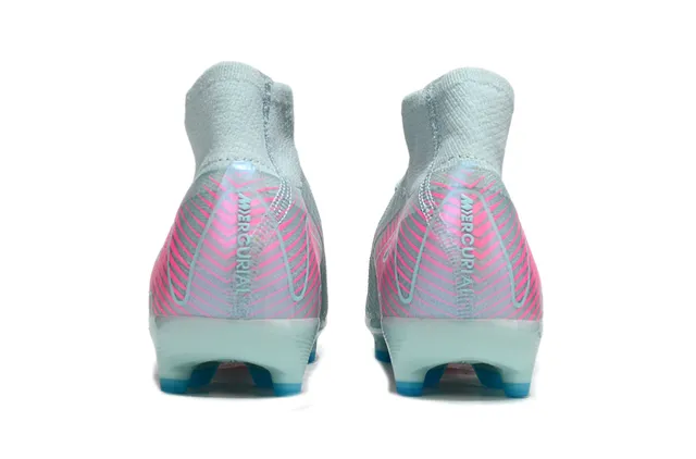 Nike Mercurial Rosa e Menta Firm-Ground Sapatos de Futebol para Solo Firme 4