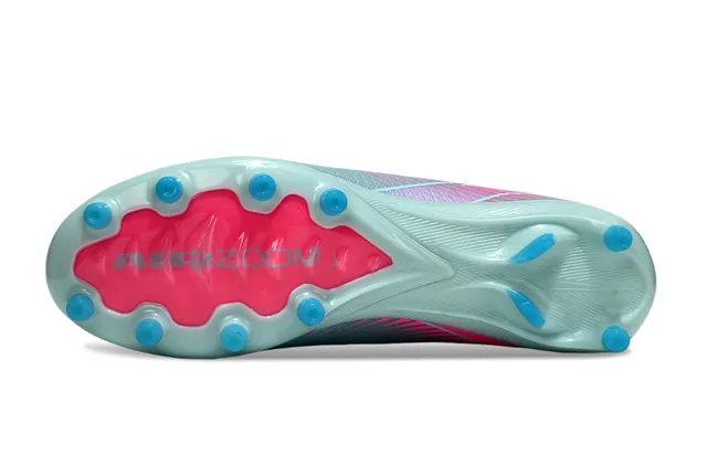 Nike Mercurial Rosa e Menta Firm-Ground Sapatos de Futebol para Solo Firme 6