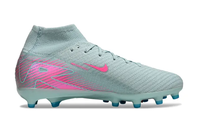Nike Mercurial Rosa e Menta Firm-Ground Sapatos de Futebol para Solo Firme 7
