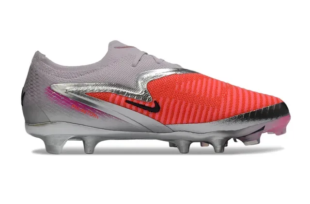 Nike Mercurial Chaussures de Football Rose Coral Argent Firm Ground 7