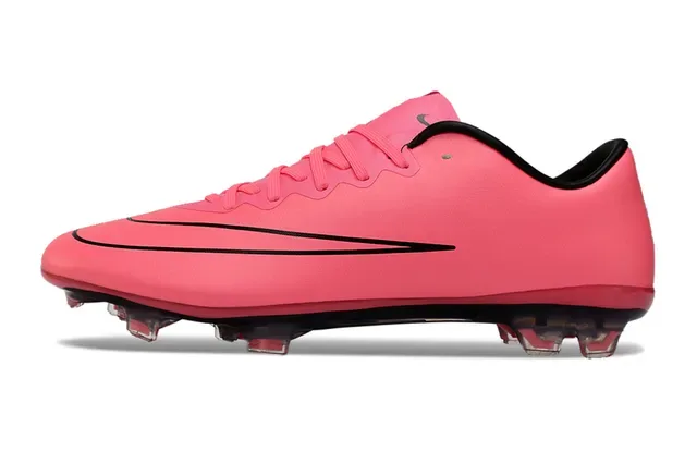 Nike Mercurial Vapor Rosa Negro Zapatos de Fútbol Terrain Firme 7
