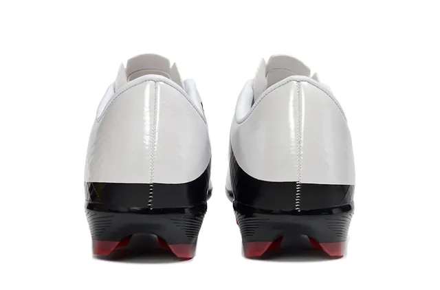 Nike Mercurial Vapor فضي احمر أحذية كرة القدم للأرض الصلبة 13