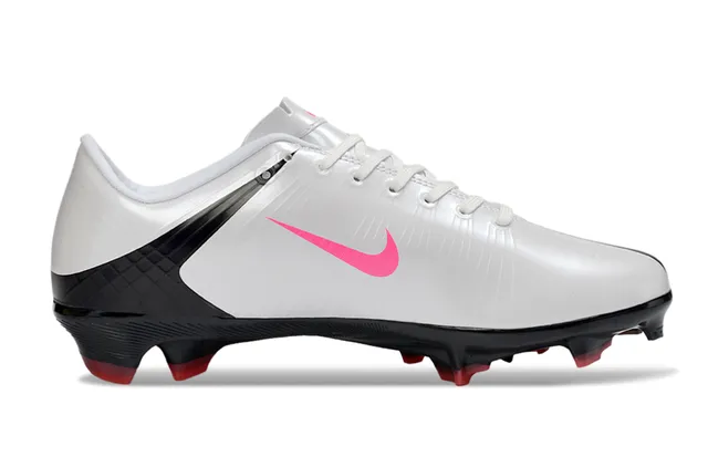 Nike Mercurial Vapor فضي احمر أحذية كرة القدم للأرض الصلبة 17