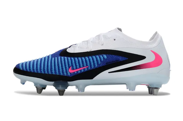 Nike Mercurial Vapor सफेद नीला लो-कट बुनाई ऊपरी गतिशील काला ओवरले फर्म ग्राउंड फुटबॉल जूते 7