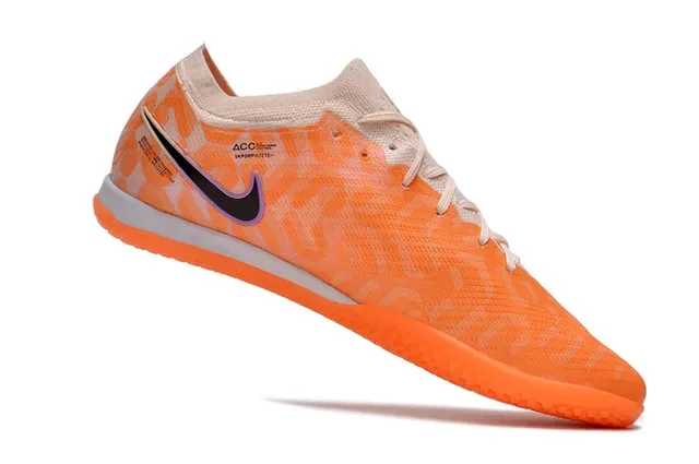 耐克橙黑Flyknit鞋面Air Zoom Cushioning室内足球鞋 2