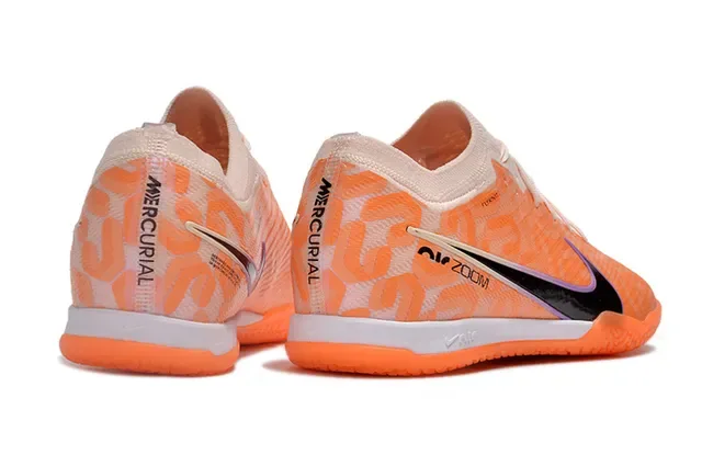 耐克橙黑Flyknit鞋面Air Zoom Cushioning室内足球鞋 5