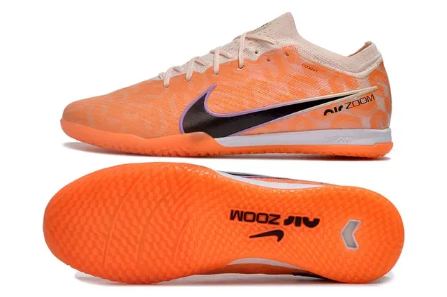 耐克橙黑Flyknit鞋面Air Zoom Cushioning室内足球鞋 6