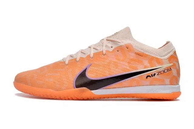 耐克橙黑Flyknit鞋面Air Zoom Cushioning室内足球鞋 7