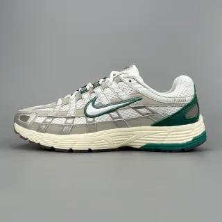 Nike P-6000 حذاء رياضي أبيض رمادي أخضر أسلوب حياة