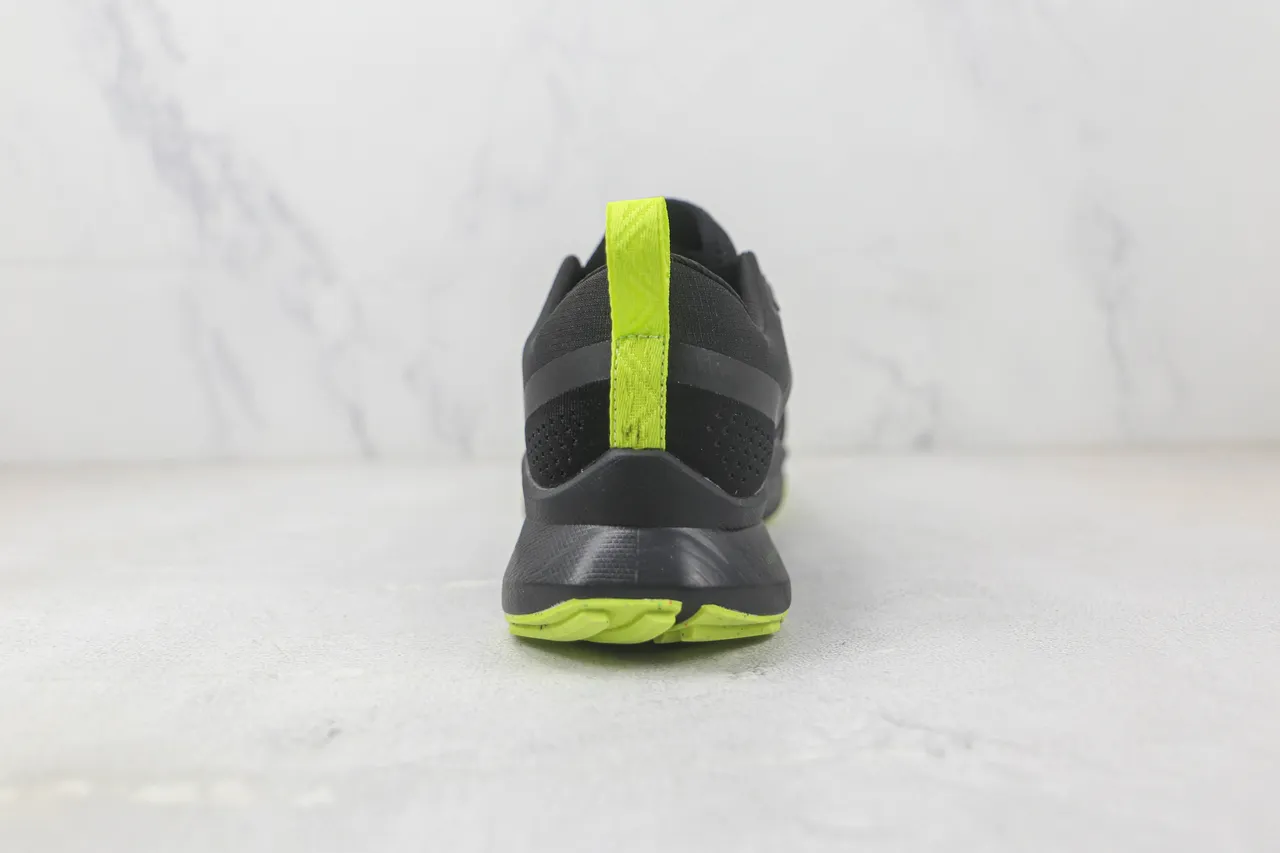 Nike Pegasus Trail 黑绿 透气 打孔网面 合成覆盖 跑鞋 9