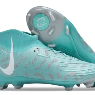 Nike Phantom GT Aqua Silver Chaussures de football pour terrain ferme