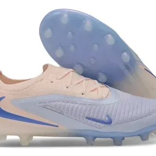 Nike Phantom GT Beige Blue किट अपर असिमेट्रिकल लेसिंग फर्म ग्राउंड फुटबॉल जूते