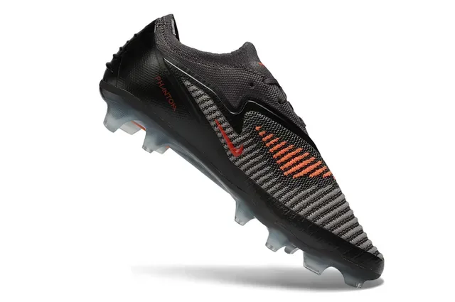 Nike Phantom GT Negro Gris Verde Iridiscente Firm-Ground Zapatos de Fútbol 2