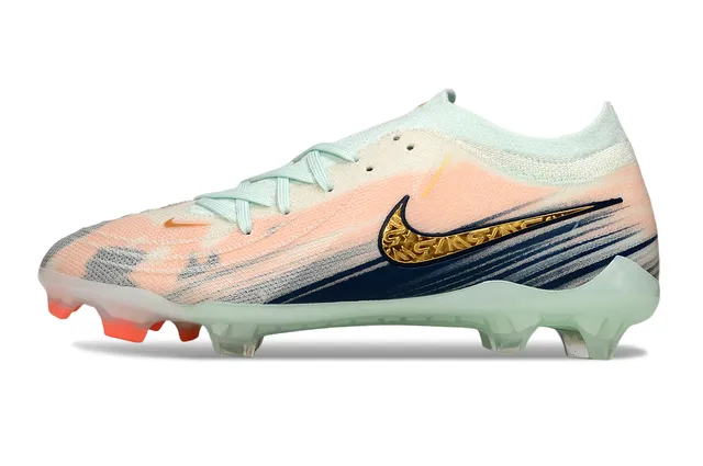 Nike Phantom GT Multicolor Navy Knit Upper Translucent Sole Firm-Ground Soccer Shoes 7