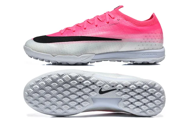 Nike Pink Black Knit Upper Gradient Turf Soccer Shoes 9