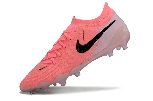 Nike Chaussures de Football Rose Noir avec Upper Tricot Sola Translucida Tacón Firm Ground 3