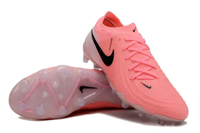 Nike Chaussures de Football Rose Noir avec Upper Tricot Sola Translucida Tacón Firm Ground 4
