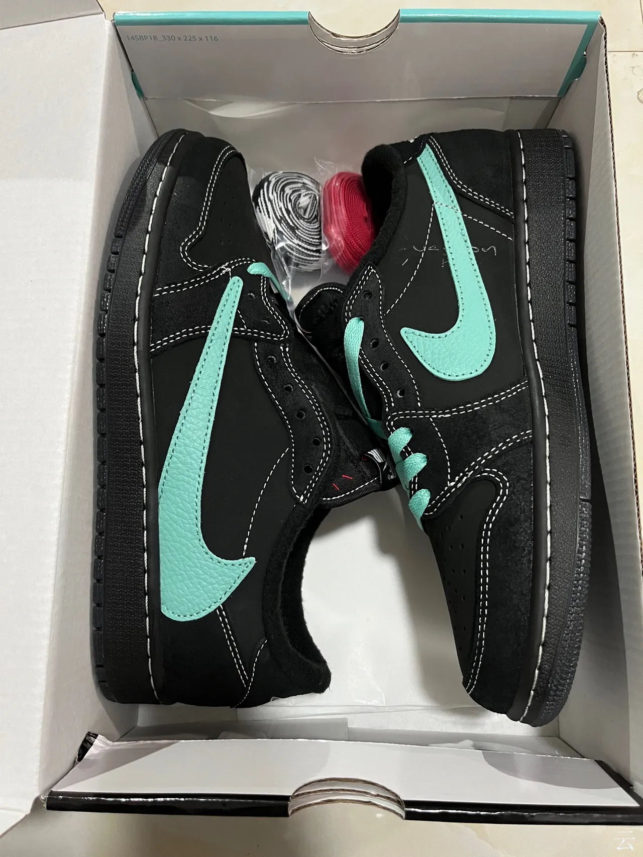 Nike SB Dunk Low Chaussures de Skate Noir Vert Menthe 6