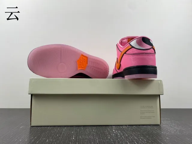 Nike SB Dunk Low गुलाबी और नारंगी स्केटबोर्ड जूते 11