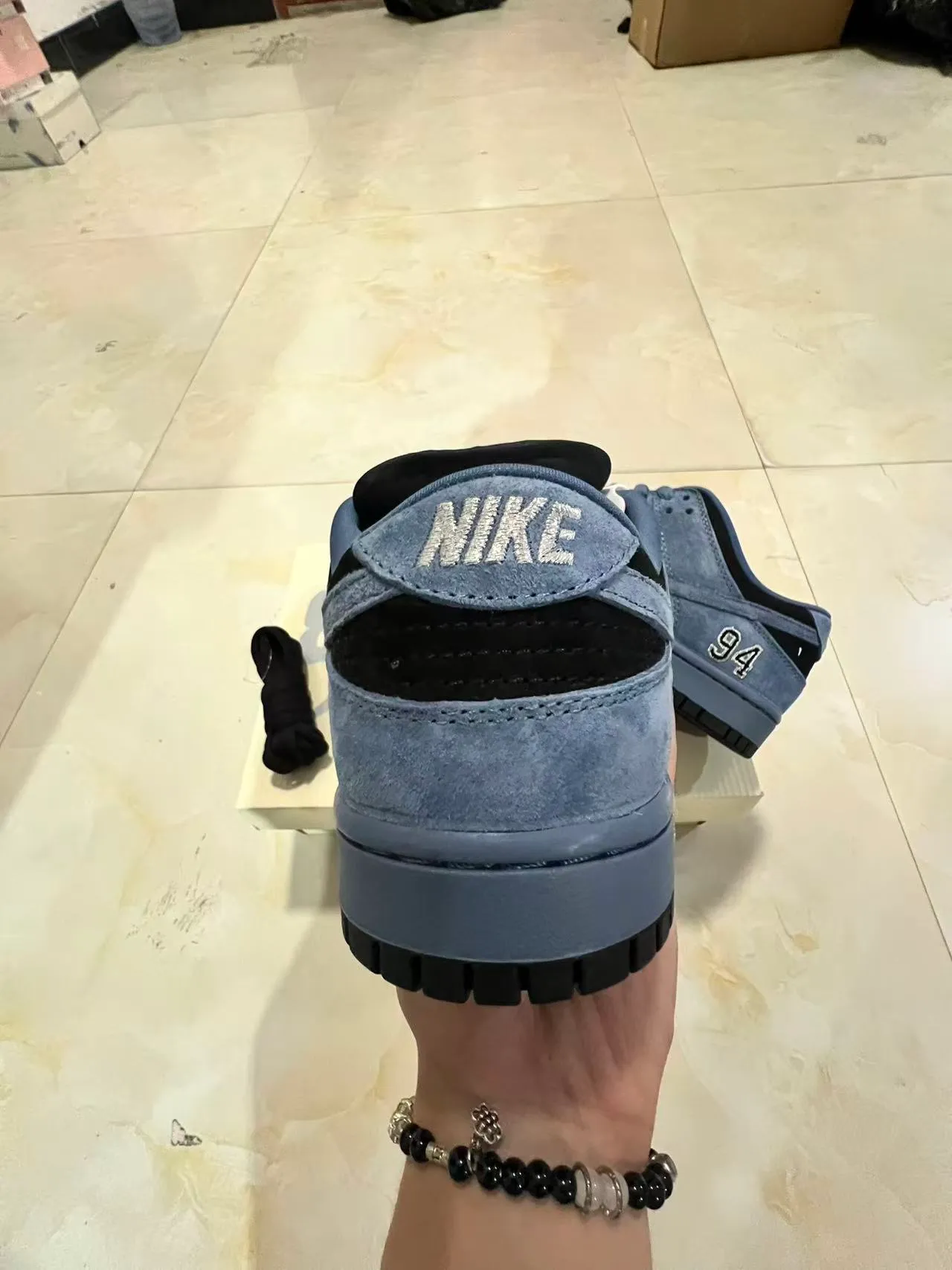 Nike SB Dunk Low Supreme '94' Slate Blue स्केटबोर्ड जूते 8