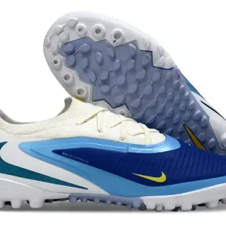 Nike Venom Skin Azul Branco Turf Sapatos de futebol