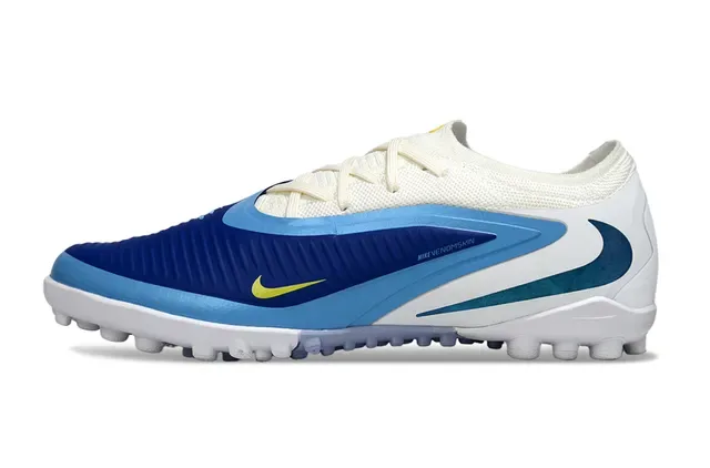 Nike Venom Skin Blue White Turf Soccer Shoes 6