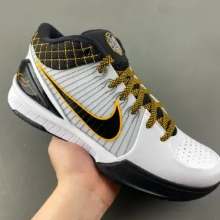 Nike 白色黑色高顶针织合成覆盖篮球鞋