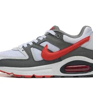 نايك أبيض رمادي طبقة اصطناعية قفص مرئي Air Max وحدة الكعب حذاء أسلوب حياة