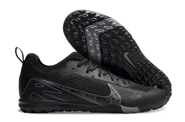 Nike पीला काला बुनाई ऊपरी सिंथेटिक सेज ओवरले टर्फ फुटबॉल जूते 6