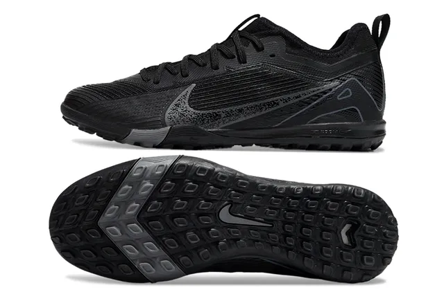 Nike पीला काला बुनाई ऊपरी सिंथेटिक सेज ओवरले टर्फ फुटबॉल जूते 7