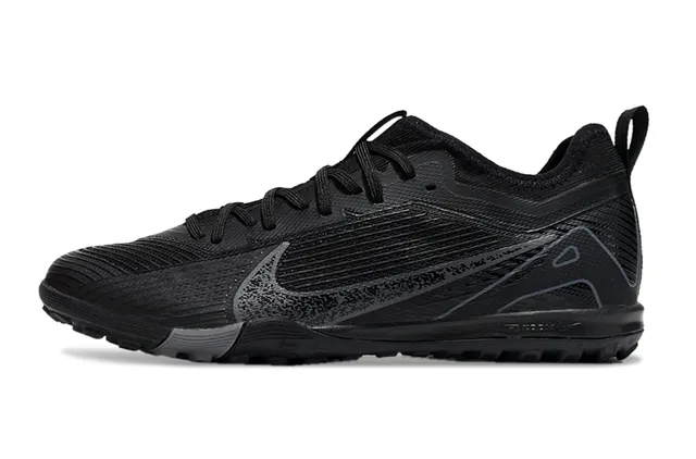 Nike पीला काला बुनाई ऊपरी सिंथेटिक सेज ओवरले टर्फ फुटबॉल जूते 8