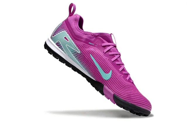Nike पीला काला बुनाई ऊपरी सिंथेटिक सेज ओवरले टर्फ फुटबॉल जूते 9