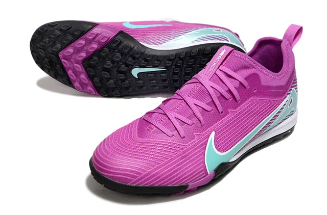Nike पीला काला बुनाई ऊपरी सिंथेटिक सेज ओवरले टर्फ फुटबॉल जूते 11