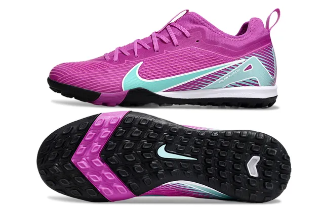 Nike पीला काला बुनाई ऊपरी सिंथेटिक सेज ओवरले टर्फ फुटबॉल जूते 14