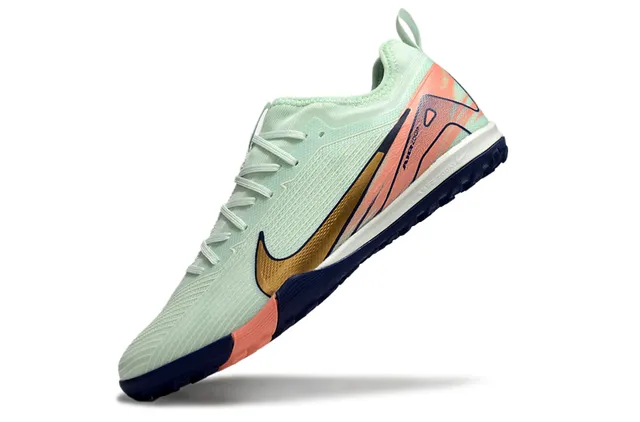 Nike पीला काला बुनाई ऊपरी सिंथेटिक सेज ओवरले टर्फ फुटबॉल जूते 17